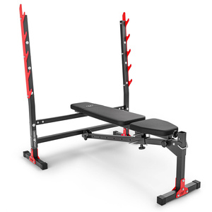 Ławka regulowana ze zintegrowanymi stojakami MH-L107 2.0 - Marbo Sport