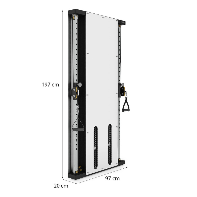 Brama przyścienna treningowa podwójna ze stosem BS302 - HMS