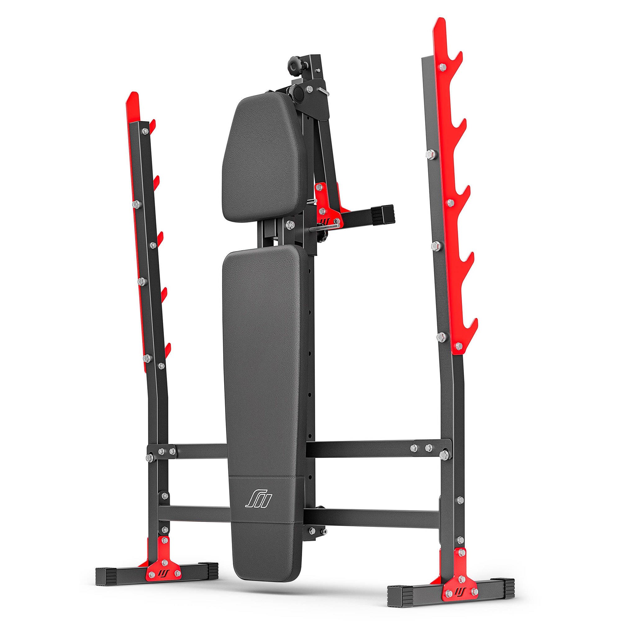 Banc de musculation pour home-gym compact avec siège et dossier