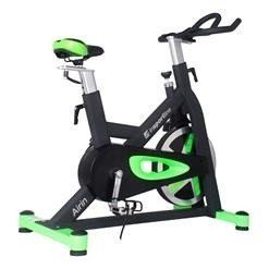 Rower spiningowy Airin czarno-zielony - Insportline