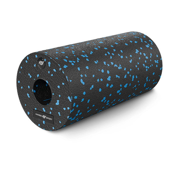 Wałek/roller do masażu EPP 30 cm czarny/niebieski - Marbo Sport