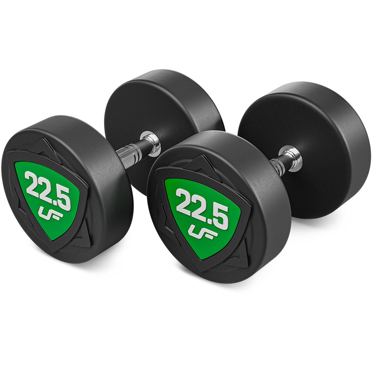 Zestaw hantli stałych poliuretanowych 2,5-25kg (skok co 2,5kg) 275kg – UpForm