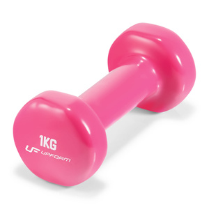Zestaw hantli fitness winylowych 12 kg ze stojakiem - UpForm