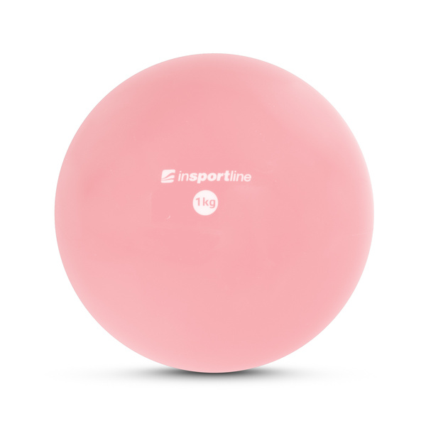 Piłka do jogi inSPORTline Yoga Ball 1 kg - Różowy