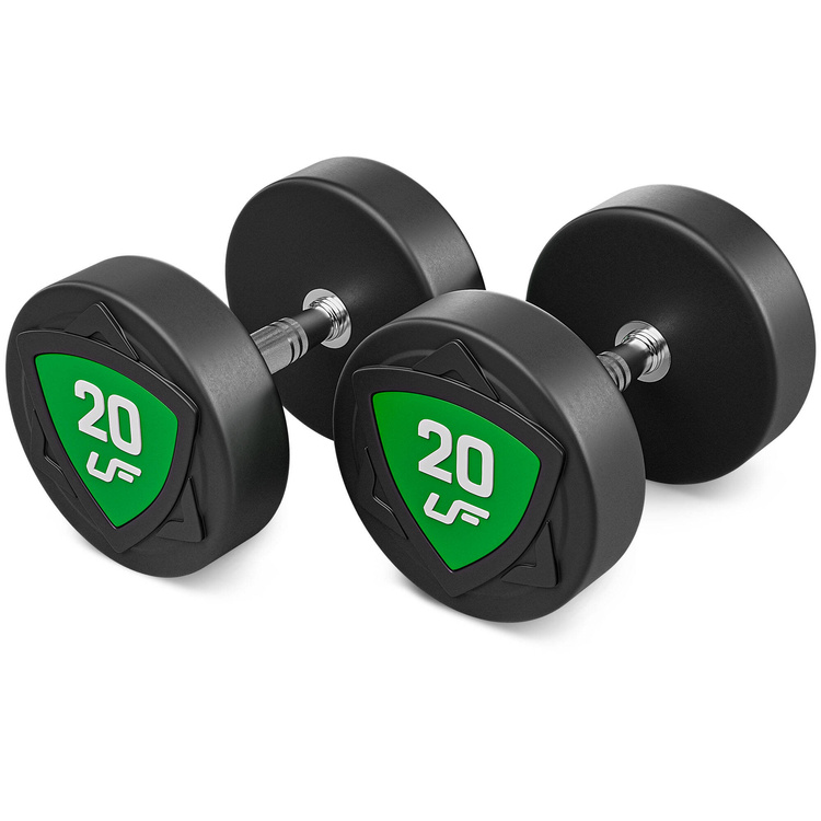 Zestaw hantli stałych poliuretanowych 2,5-25kg (skok co 2,5kg) 275kg – UpForm