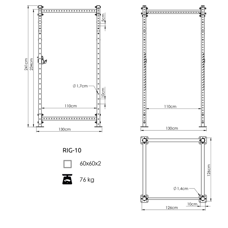 Klatka Power Cage COMPACT UFT-RIG-10 - UpForm