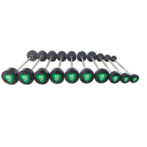 Zestaw sztang prostych poliuretanowych 10-55 kg (skok co 5 kg) 325 kg – UpForm